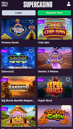 Giochi mobile di SuperCasino