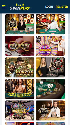 SvenPlay Casino Mobile Live Dealer