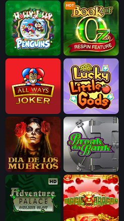 Jeux mobiles de Syndicate Casino