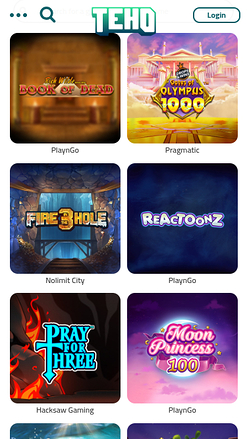 Juegos móviles de Teho Kasino