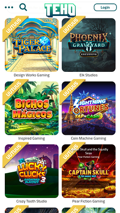 Nuevos juegos móviles de Teho Kasino