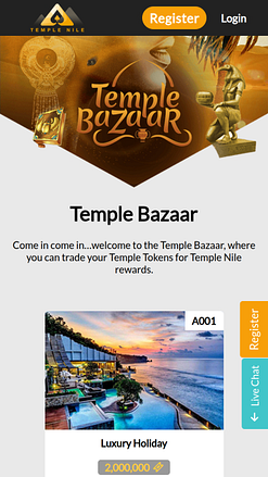 Casino mobile Temple Nile Temple Bazaar