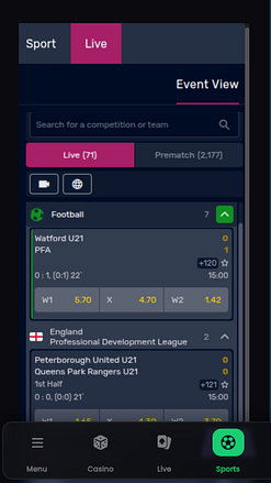 Scommesse sportive online su dispositivi mobili