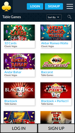Jeux mobiles de The Virtual Casino