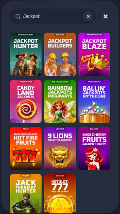 Jackpot mobile du casino Thrill