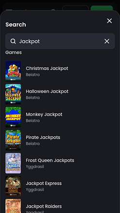 Jackpot mobile di Tip Top Casino