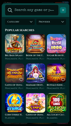 Jeux de casino TonySpins