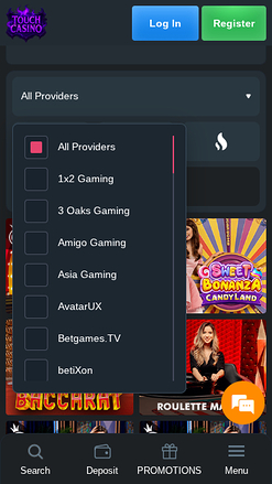 Sviluppatori di giochi mobile di Touch Casino