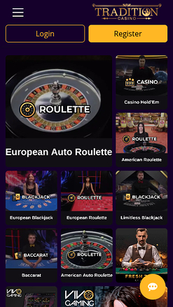 Croupier en direct mobile de Tournaverse Casino