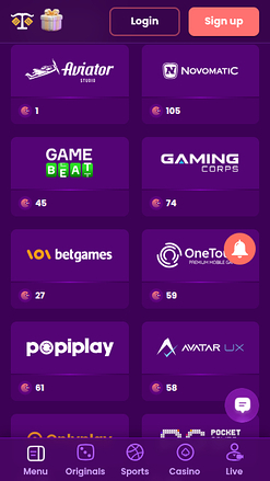 TrustDice Casino mobile Spieleentwickler