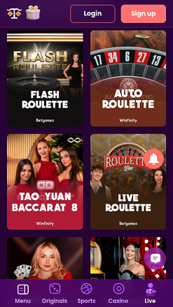 TrustDice Casino Mobile-Live-Dealer