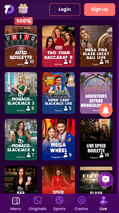 TrustDice Casino Mobile Live Dealer
