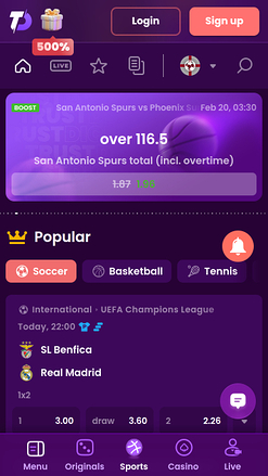 TrustDice Casino Mobile Sports