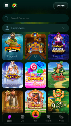 Jeux mobiles de casino Tucan