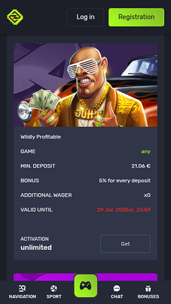 Turbo Casino Mobile-Aktionen