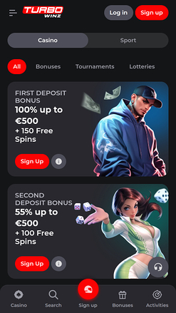 TurboWinz Casino Mobile Promotions