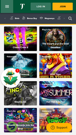 Jeux mobiles de TuskCasino