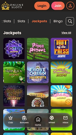 UK Online Slots mobiler Jackpot