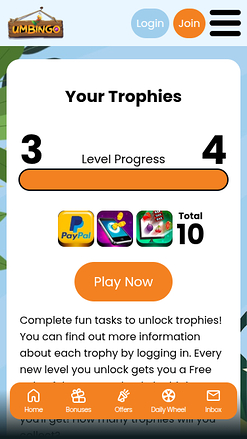 Trofei mobile di Umbingo