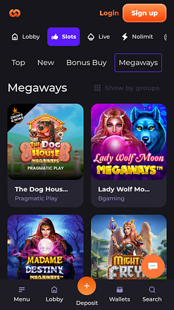 Unlim Casino Mobile Megaways