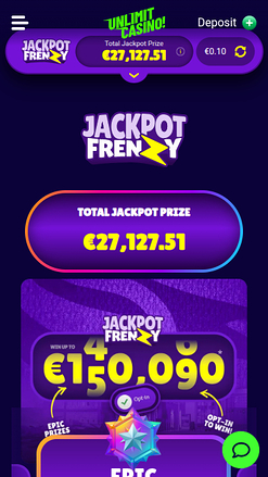 Bote móvil de Unlimit Casino