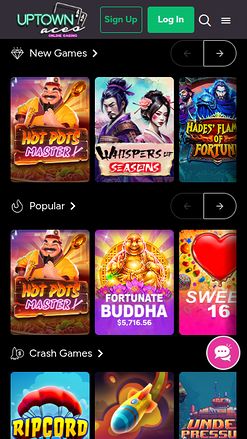 UpTown Aces Casino Mobile Games