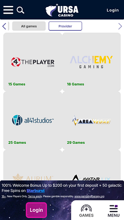 Développeurs du jeu mobile Ursa Casino