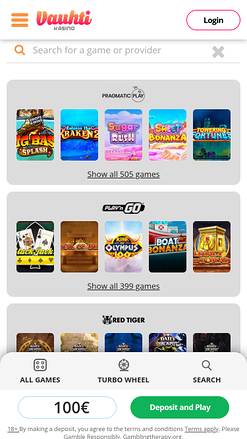 Vauhti Kasino Mobile Game Developers