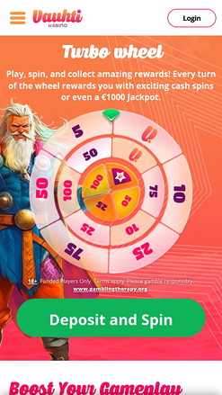 Vauhti Kasino Mobile Turbo Wheel
