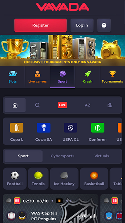 Vavada Casino Mobile Sports