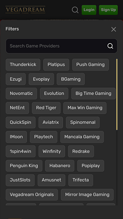 Développeurs du jeu mobile Vegadream Casino