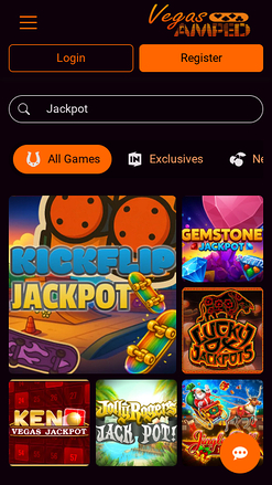 Vegas AMPED Casino Mobile Jackpot