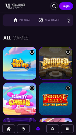 Vegas Lounge Casino Mobile Games