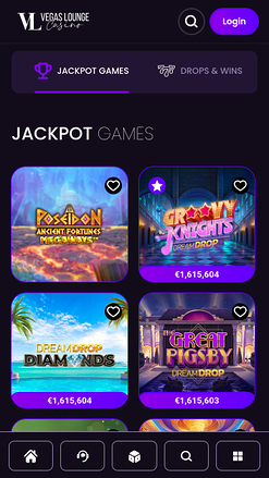 Vegas Lounge Casino Mobile Jackpot