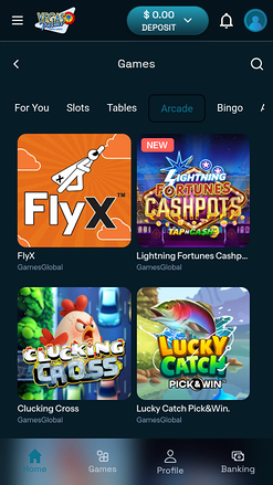 Vegas Palms Casino Mobile Arcade