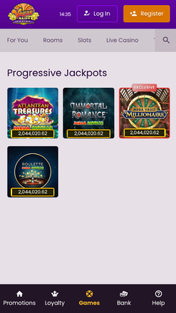 Jackpot mobile de Vegas Slot Casino