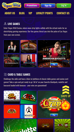 Croupier en direct mobile de Vegas Wild