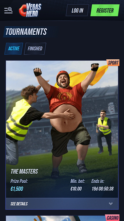 VegasHero Casino Mobile-Turniere