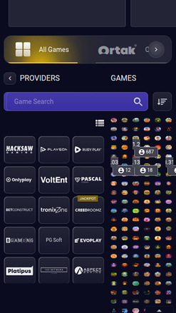 Développeurs de jeux mobiles de VegasNova Casino