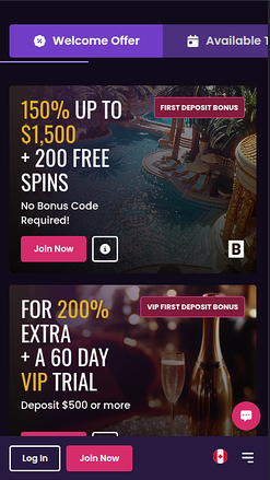 Promotions mobiles de VegasNow Casino
