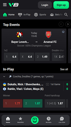 Vemabet Casino Mobile Sports