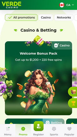 Verde Casino Mobile Promotions