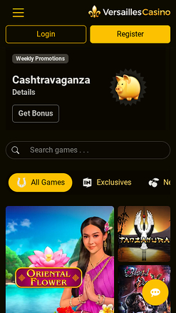 Jeux mobiles de Versailles Casino