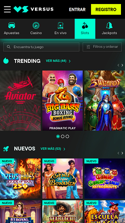 Versus Casino Mobile Games