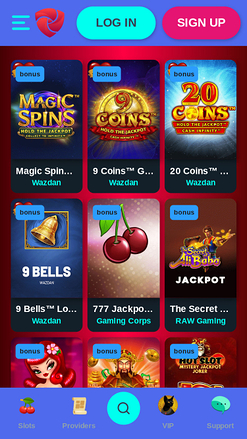Jackpot mobile de Vesper Casino