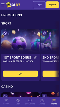 VibroBet Casino Promotions