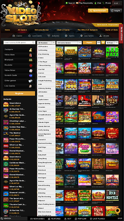  Développeurs de jeux mobiles de Videoslots Casino
