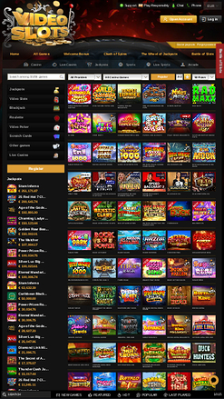 Jeux mobiles de Videoslots Casino