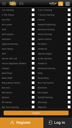 Videoslots Casino Mobile Game Developers