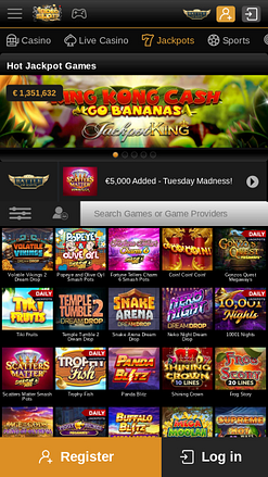 Videoslots Casino Mobile Jackpot